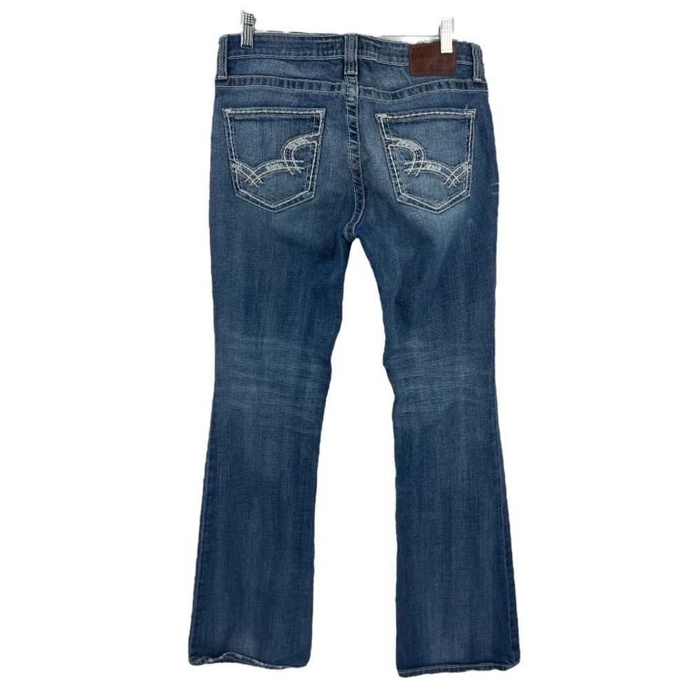 Big Star Maddie Mid Rise Fit Bootcut Western Stretch SZ 30 Tall Jeans